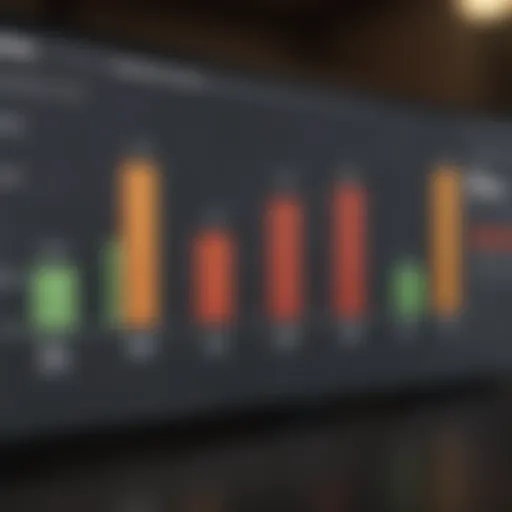 Graph showing recent trends in Zoom stock performance