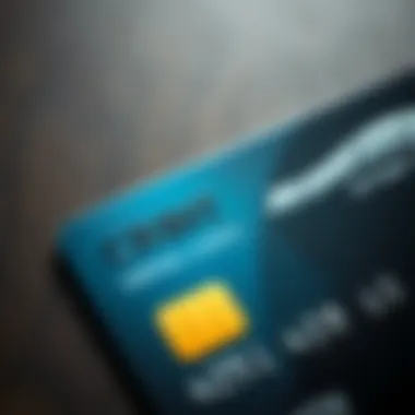 Understanding Credit Card Terms A close-up of a credit card with terms and conditions