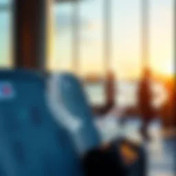 Visual representation of travel rewards benefits