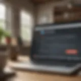 A person using TurboTax on a laptop