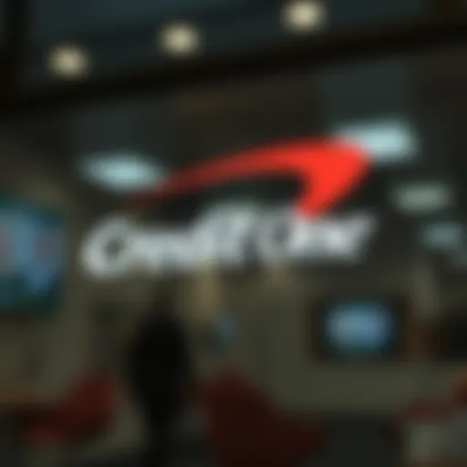 Credit One logo in an elegant design