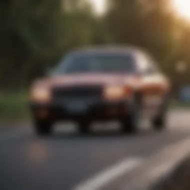 National Average Mileage Reimbursement Rates Graphical representation of national average rates