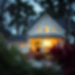 A house reflecting financial decisions