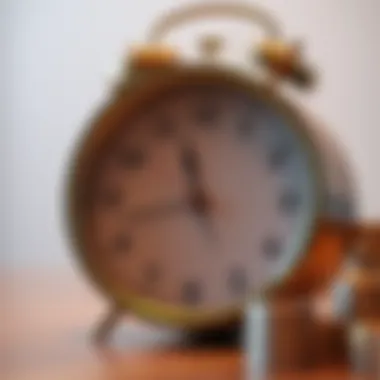 Clock indicating optimal refinancing timing