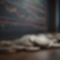 A visual representation of stock market trends over time