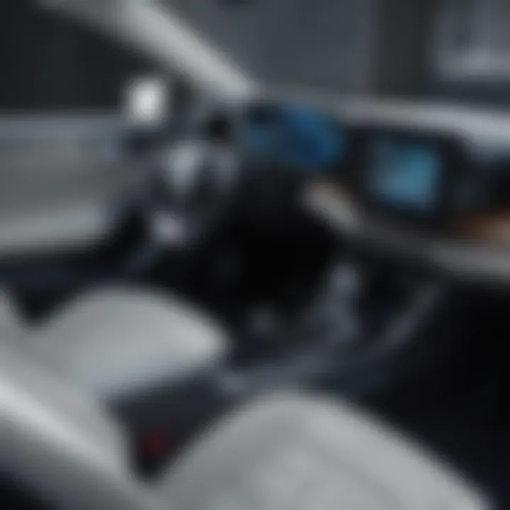 NIO vehicle interior with advanced technology