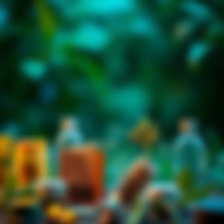Icons representing eco-friendly products