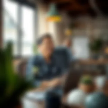 An individual enjoying a balanced work-life schedule