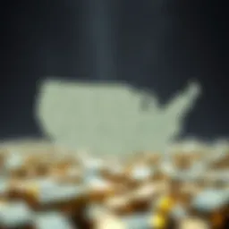 Visual representation of wealth distribution in America