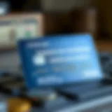 Visual representation of credit card benefits