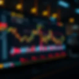 Grid trading concept illustrated on a digital screen