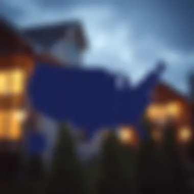 Map illustrating areas with special considerations for FHA loans