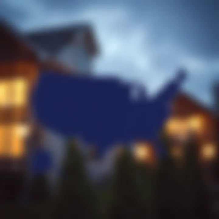 Map illustrating areas with special considerations for FHA loans